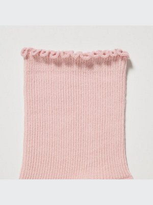 UNIQLO - женские носки с оборками (3 пары) - 00 WHITE