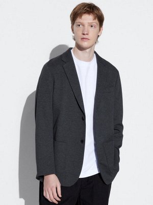 UNIQLO - трикотажный пиджак-куртка - 08 DARK GRAY