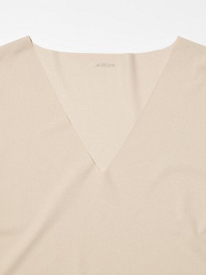 UNIQLO AIRism - мужская базовая футболка с V-образным вырезом