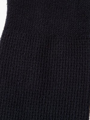 UNIQLO - мужские высокие носки Kanoko из хлопка Supima - 09 BLACK
