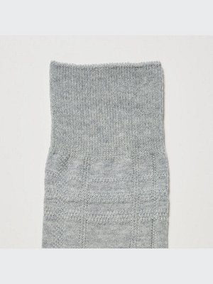 UNIQLO - однотонные клетчатые носки из хлопка SUPIMA