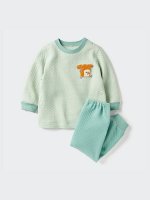 UNIQLO - мягкая стеганая пижама для детей