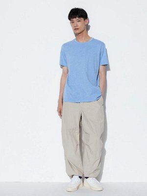 UNIQLO - мужская футболка из хлопка SUPIMA с круглым вырезом - 62 BLUE