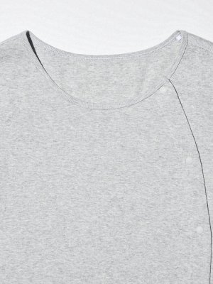 UNIQLO - хлопковое боди с круглым вырезом