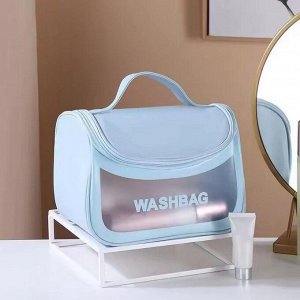 Kristaller Косметичка женская Washbag zippered envelope, голубой