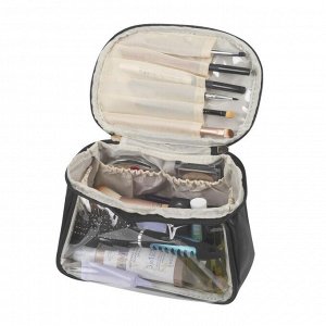 Kristaller Косметичка женская Elegant suitcase, черный