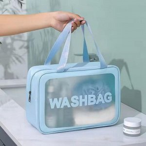 Kristaller Косметичка Washbag rectangular big, голубой