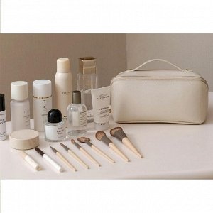 Kristaller Косметичка женская Charm suitcase, кремовый