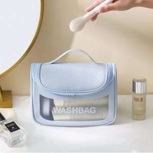 Kristaller Косметичка женская Washbag zippered envelope, голубой