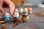 Набор игрушек ручной росписи