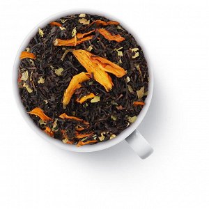 Гранатовый 34063 Краткое описание: Чай чёрный с цветами лилии, листом грецкого ореха, барбарисом и ароматом граната. Способ приготовления: Заваривать 3-4 минуты при температуре воды 95С. 1 ч.л. заварк