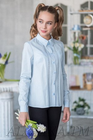 Ольга блузка голубой