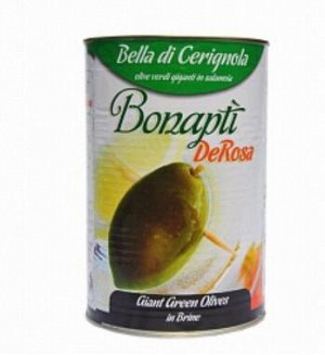 Оливки зеленые с/к Белла ди Чериньола ТМ "Bonaptì De Rosa S.r.L." 4250 мл