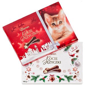 шоколад MILANO Baron Кошачьи язычки НГ 100 г 1/12
