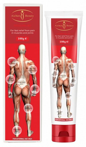 Aichun Beauty. Крем для тела усиленная =RC[-1]*RC[-2], Pain Relief Cream, 100мл.