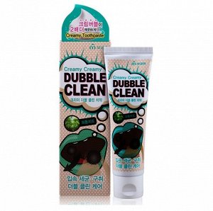 Зубная паста Mukunghwa Dubble Clean кремовая с очищающими пузырьками и фитонцидами (коробка) 110 г / 40