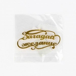 Ёлочная игрушка новогодняя «Загадай желание», 9.8x4.9 см