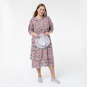 Платье, шифоновое, бордовый, Бордовый