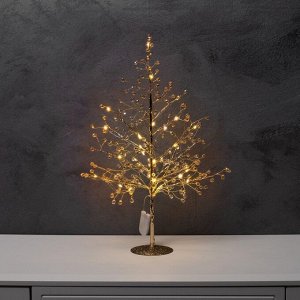 Фигура светодиодная «Бусины» 48x30x3 см, 20 LED, батарейки CR2032x2 (в комплекте), свечение тёплое белое