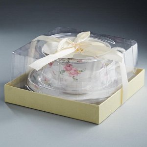 Набор чайный 2 предмета МХ004P/1 "Флориана" в подарочной коробке