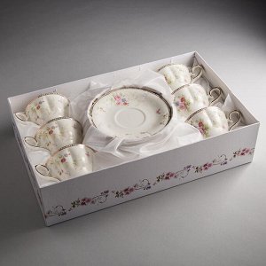 Набор чайный 12 предметов МФ017P/6 "Мэри" в подарочной коробке