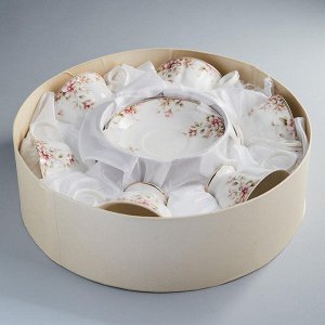 Набор чайный 12 предметов МН015P/6 "Сицилия" в подарочной коробке