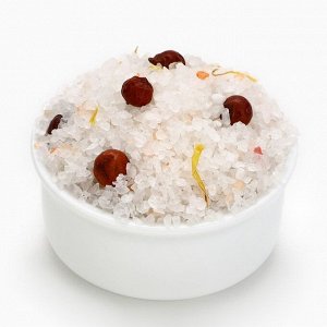 Соль для ванны с календулой и можжевеловой ягодой ЧИСТОЕ СЧАСТЬЕ, 150 г, Новый Год