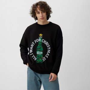 Джемпер вязаный новогодний KAFTAN Beer размер