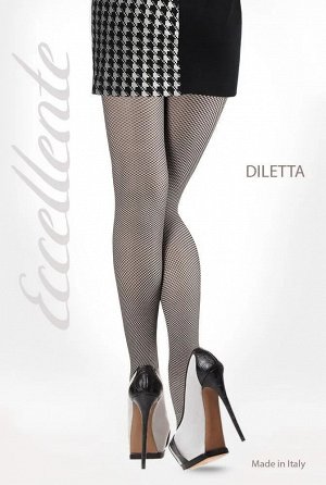 Diletta колготки женские (Eccelente) в мелкую шахматную клетку 60 den