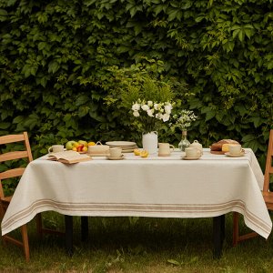 Скатерть SL HOME "Persistent" 180х140см, лен 100%, 260 гр/м2