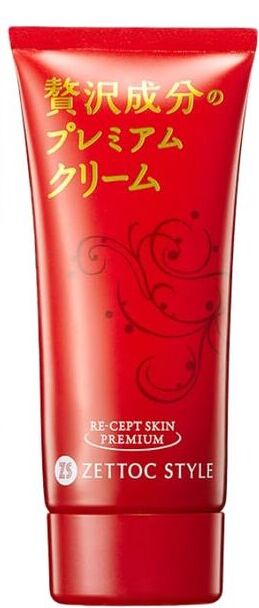 Zettoc Style Re-Cept Skin Premium Cream Антивозрастной крем с EGF, гиалуроновой кислотой, коллагеном и ретинолом, Япония
