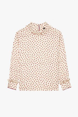 Топ Цвет как на первом фото ТОП ПИЖАМЫ С КЛУБНИКОЙ X STEFANO PILATI (PYJAMA-TOP MIT ERDBEEREN X STEFANO PILATI) Топ выполнен из вискозной пряжи. Круглый вырез горловины с воланом из той же ткани. Длин
