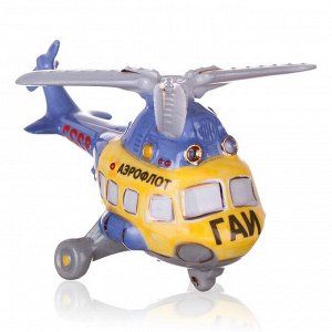 Фарфоровая елочная игрушка "Вертолет МИ-2"