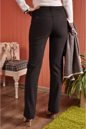 Брюки   Теплые прямые брюки с высокой посадкой и идеально скроенной кокеткой сзади.Эта модель прекрасно зарекомендовала себя в разных тканях и порадует тех,кто любит безупречное облегание в области та