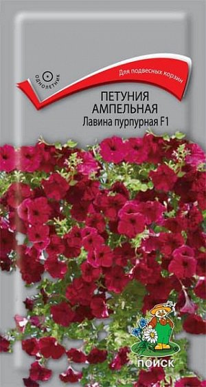 Петуния Ампельная Лавина пурпурная F1