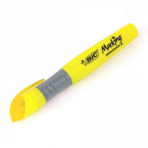 Текстовыделитель BIC "Highlighter XL", ЖЕЛТЫЙ, линия 1,7-5,1