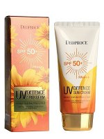 Deoproce Легкий увлажняющий солнцезащитный крем для лица UV Defence Sun Cream SPF50+ Pa+++, 70 гр