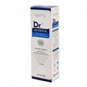 Hanil Зубная паста отбеливающая с серебреным компонентом Xylose Dr.+ Ag Dental Whitenin, 120 г