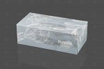 Салфетки бумажные в коробке 2сл 200шт Nuvola Design Grey