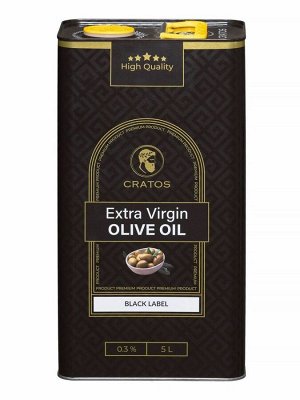 Оливковое масло Cratos Extra Virgin OLIVE OIL 5л, Греция