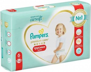 Подгузники-трусики Pampers Premium Care 6 15+ кг 42 шт