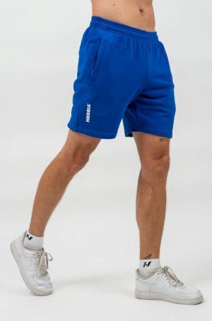 Мужские шорты NEBBIA Athletic Sweatshorts MAXIMUM (синий)(336)