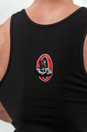 Мужская майка NEBBIA Gym Tank Top STRENGTH (черный)(714)