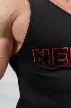 Мужская майка NEBBIA Gym Tank Top STRENGTH (черный)(714)