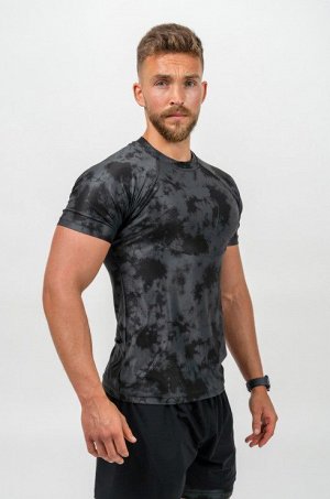 Мужская футболка NEBBIA Camouflage Kompression T-Shirt FUNCTION (чёрный)(340)