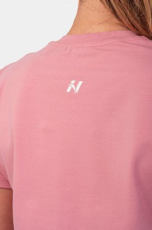 Женская футболка NEBBIA Invisible Logo NEBBIA T-shirt (бледно-розовый)(602)