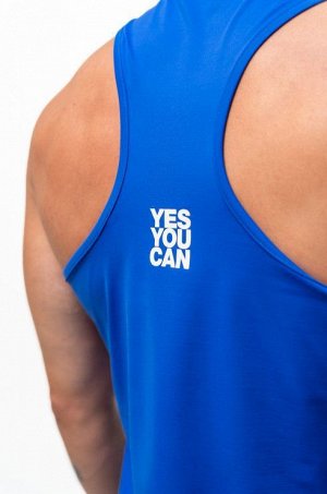 Мужская майка NEBBIA Active Tank Top DYNAMIC (синий)(349)