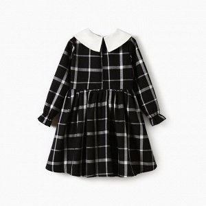 Платье детское KAFTAN "Клетка", черный