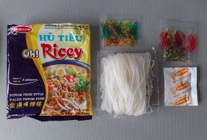 Лапша рисовая быстрого приготовления OH!RICEY со вкусом "стиль Пномпень" 71гр т.м. АЙСКУК