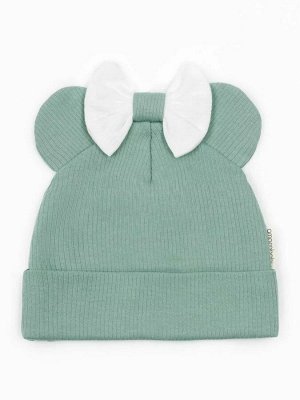 Чепчик (шапочка) детская AMAROBABY Fashion Mini, зеленый